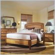 American Drew Antigua Low Profile Wood Panel Bed 5 Piece Bedroom Set in Toa ....