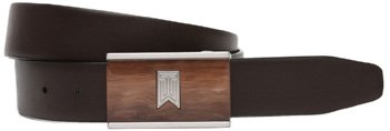 Tiger Woods Men's Lux Belt,Black/Brown,36
