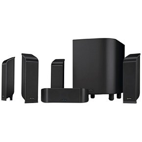 Infinity TSS-1200CHR High-Performance, 6-Piece Home Theater Speaker System (Charcoal Black)