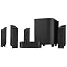 Infinity TSS-1200CHR High-Performance, 6-Piece Home Theater Speaker System (Charcoal Black)