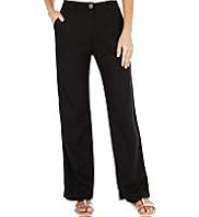 Linen Blend Wide Leg Trousers