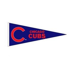 Buy Chicago Cubs Traditions Wool Blend Pennant Embroiderd Decorated with Logos by WINNING STREAK SPORTS