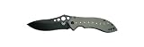 Benchmade Skirmish Folding Knife Black Plain Reverse Curve Liner Lock Pocket Clip 4.5... by Benchmade