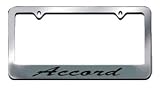 Honda Accord License Plate Frame Chrome