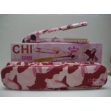 CHI 1” Ceramic Hairstyling Iron by Farouk – Pink Camo