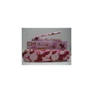 CHI 1” Ceramic Hairstyling Iron by Farouk – Pink Camo