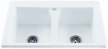 Reliance 33.25" x 22.25" Endurance Double Bowl Kitchen Sink Finish: Sterling Silver, Faucet Drillings: 4 Holes