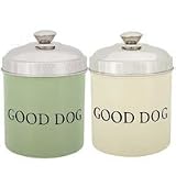 ProSelect GOOD DOG DogTreat Canister 1.8-quart capacity ivory-color-