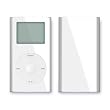 Solid White Design iPod mini Protective Decal Skin Sticker