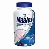 Maalox Regular Strength, Antacid & Antigas, Chewable Tablets, Wild Berry 150 ea