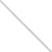 Sterling Silver 2mm Hollow Mesh Chain Necklace - 20 Inch - Lobster Claw