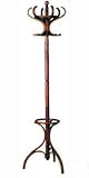 Kitchen & Housewares : TRADITIONAL 12 HOOK MAHOGANY COAT STAND