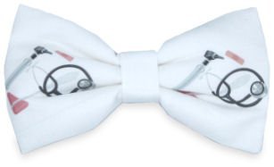 Swagger & Swoon Medical Supplies Cream Bow Tie