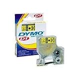 Dymo D1 - Laminated tape - black, yellow - Roll (0.47 in x 23 ft) - 1 roll(s)