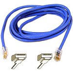 Belkin - Patch cable - RJ-45 (M) - RJ-45 (M) - 16.4 ft - UTP - ( CAT 5e ) - blue