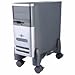 Kantek Mobile CPU Stand - System cabinet tower stand - black