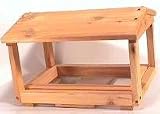 Songbird Cedar Fly Thru Feeder with Removable Tray