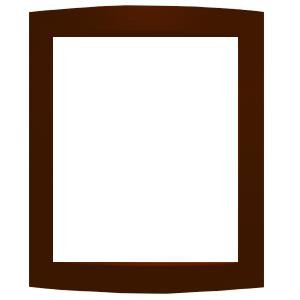 Fine walnut furniture finish with curved moulding