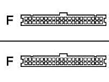 Single Ide Hard Drive Ribbon Cable Hdr40x2