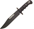 Smith and Wesson Bowie-Messer, Bullseye Search and Rescue, Stahl 440 A, gummibeschichteter Alu-Griff, Nylonscheide