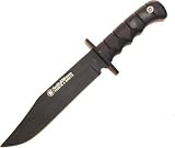 Search & Rescue, Black Rubberized Alum. Handle, Sheath