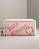 Juicy Couture Daisy Zip Around Wallet Large Pink