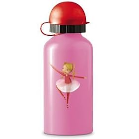 Click here to buy Crocodile Creek 13.5 oz 13.5 oz Stainless Steel  Reusable Drinking Bottle - Ballerina by Crocodile Creek.