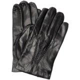 All Gloves black leather gloves with cashmere lining