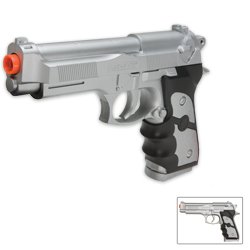 Silver M757 Spring Pistol