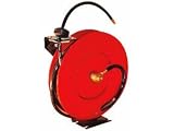 Commercial-Grade 25' Auto-Rewind Air Hose Reel with 3/8" Hose