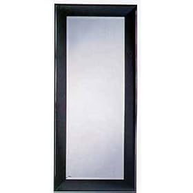 Cappuccino Finish Rectangle Floor Mirror