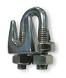 Dayton 2VKG6 Wire Rope Clip, Stainless Steel, 1/8 In