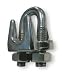 Dayton 2VKG6 Wire Rope Clip, Stainless Steel, 1/8 In