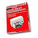 Office Depot(R) Inkjet Transparency Film, Clear, Pack Of 50