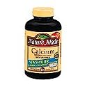 Nature Made Calcium Tablets with Vitamin D, 500 mg, 300-Count Bottles (Pack of 2)