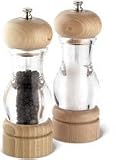 Cole and Mason 105 Pepper Mill, Beech Wood and Clear AcryliC