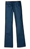Dickies 71069 Girls' Stretch Flare Bottom Pant (Half Sizes)