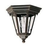 Maxim Lighting 1027BK Westlake Cast 1 Light Flush Mount in Black with Clear Bevel glass