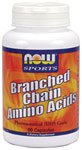 Branched Chain Amino Acids by NOW Foods - Mental Fitness (60 Capsules)