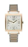 TISSOT Watch:Tissot Happy Chic Pink PVD Square Silver Dial Women's Watch #T034.309.32.038.00
