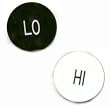 Set of 3 Hi-Lo Dealer Button - Casino Supplies > Accessories > Misc. Accessories
