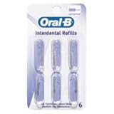 Oral-B Interdental Brush Refills, Cylindrical - 6 Ea