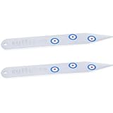 Target Roundrel Collar Stiffeners - Silver Colour Metal
