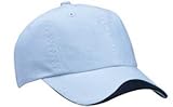 Port Authority Signature - Chevron Curved Cap Light Blue/Classic Navy-OSFA