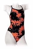 Black / Red Women's Skinback Rip Tide Swimsuit (Size 34)