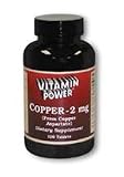 Copper - 2mg (Copper Aspartate) 100 Tablets per Bottle (2 Pack)