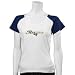 St. Louis Rams Ladies White Scripted Logo Raglan T-shirt