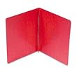 Oxford&reg; Pressboard Report Cover, Prong Clip, Letter, 3" Capacity, Executive Red