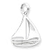 Sterling Silver Sailboat Charm