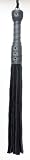 Mid Size Standard Grip Flogger with Black SUEDE Tails Mid Size Standard Grip Flogger with Black SUEDE Tails